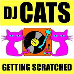DJ Cats Getting Scratched — Turntable Phone artwork