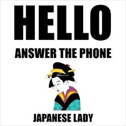 Cover artwork for Hello Answer the Phone Japanese Lady by Asian Lady Phone