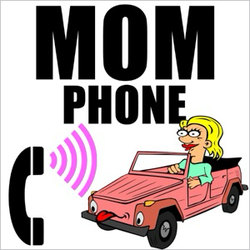 Original cover art for Mom Phone by My Funny Telephone Phone